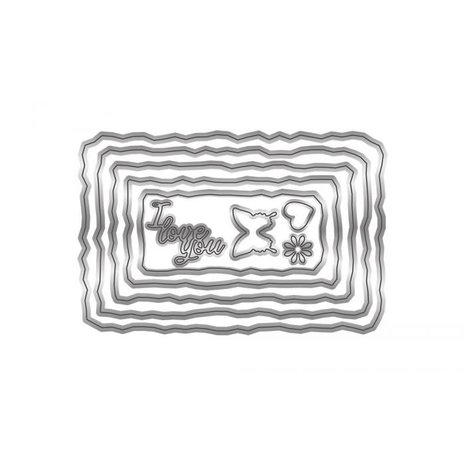 Crafter's Companion Letters from The Heart Torn Note Paper Dies (S-LFTH-MD-TORN) (OUTLET)
