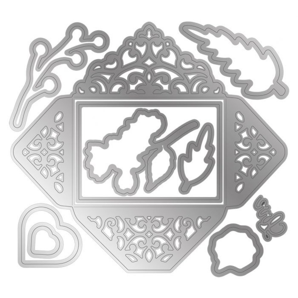 Crafter's Companion Letters from The Heart Lace Envelope Stamp & Die (S-LFTH-STD-LACE) (OUTLET) Crafter's Companion Letters from The Heart Lace Envelope Stamp & Die (S-LFTH-STD-LACE) (OUTLET)