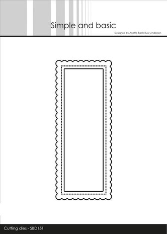 Simple and Basic Mini Slimcard Add-on Cutting Dies (SBD151) (DISCONTINUED)