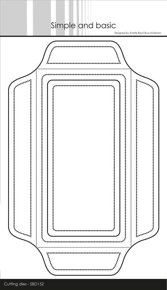 Simple and Basic Mini Slimcard Envelope Cutting Dies (SBD152) (DISCONTINUED)