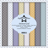 Paper Favourites Diamond Grid 12x12 Inch Paper Pack (PF368) (DISCONTINUED)
