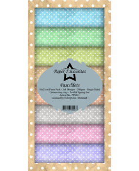 Paper Favourites Pastel Dots Slim Paper Pack (PFS011) (DISCONTINUED)