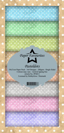Paper Favourites Pastel Dots Slim Paper Pack (PFS011) (DISCONTINUED)