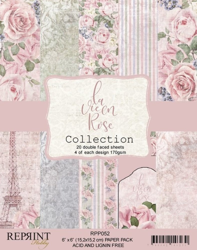 Reprint La vie en Rose Collection 6x6 Inch Paper Pack (RPP052) (DISCONTINUED) Reprint La vie en Rose Collection 6x6 Inch Paper Pack (RPP052) (DISCONTINUED)