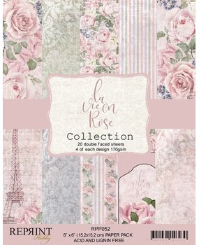Reprint La vie en Rose Collection 6x6 Inch Paper Pack (RPP052) (DISCONTINUED) Reprint La vie en Rose Collection 6x6 Inch Paper Pack (RPP052) (DISCONTINUED)