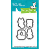 Lawn Fawn Say What? Masked Critters Dies (LF2561) (OUTLET)