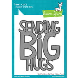 Lawn Fawn Giant Sending Big Hugs Dies (LF2566) (OUTLET)