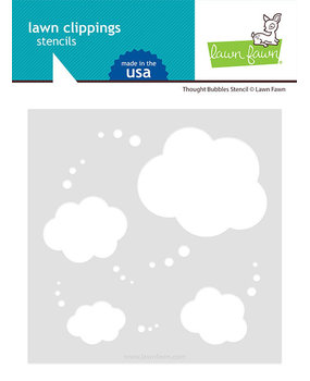 Lawn Fawn Thought Bubbles Stencil (LF2577) (OUTLET)