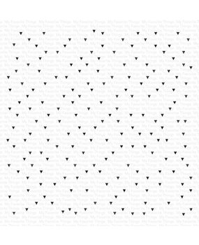 My Favorite Things Scattered Triangles Background Rubber Stamp (BG-142) (OUTLET)