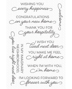 My Favorite Things Right at Home Clear Stamps (CS-567) (OUTLET)