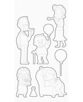 My Favorite Things BB Festive Old Friends Die-namics (MFT-2002) (OUTLET)