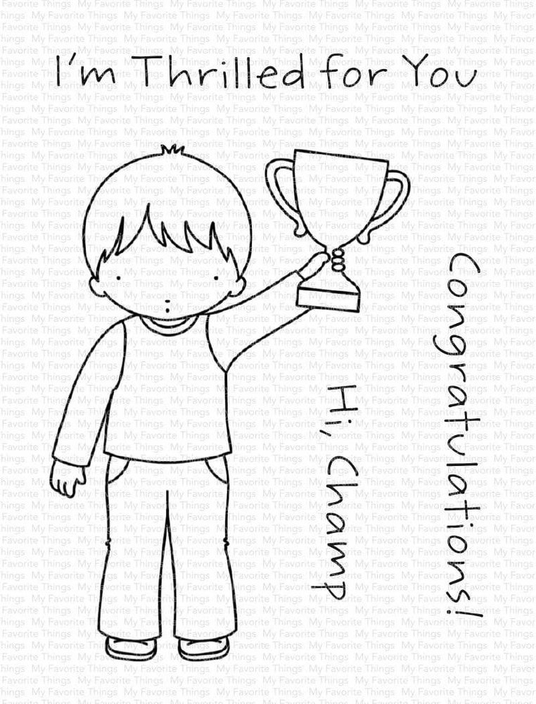 My Favorite Things Champ Clear Stamps (PI-321) (OUTLET)