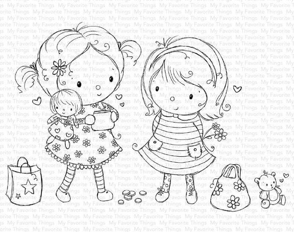 My Favorite Things Million Dollar Friends Clear STamps (RAM-014) (OUTLET)