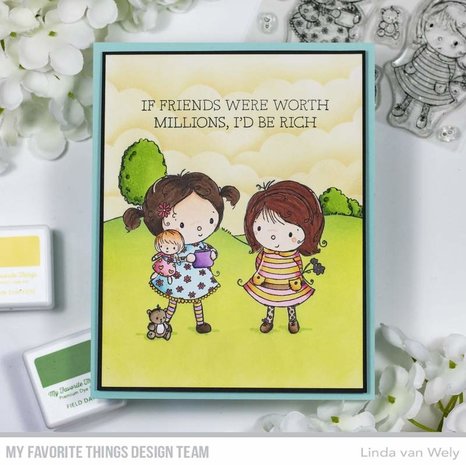 My Favorite Things Million Dollar Friends Clear STamps (RAM-014) (OUTLET)