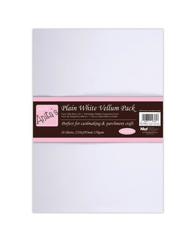 Anita's A4 Parchment Vellum Plain White (10pcs) (ANT 162003)