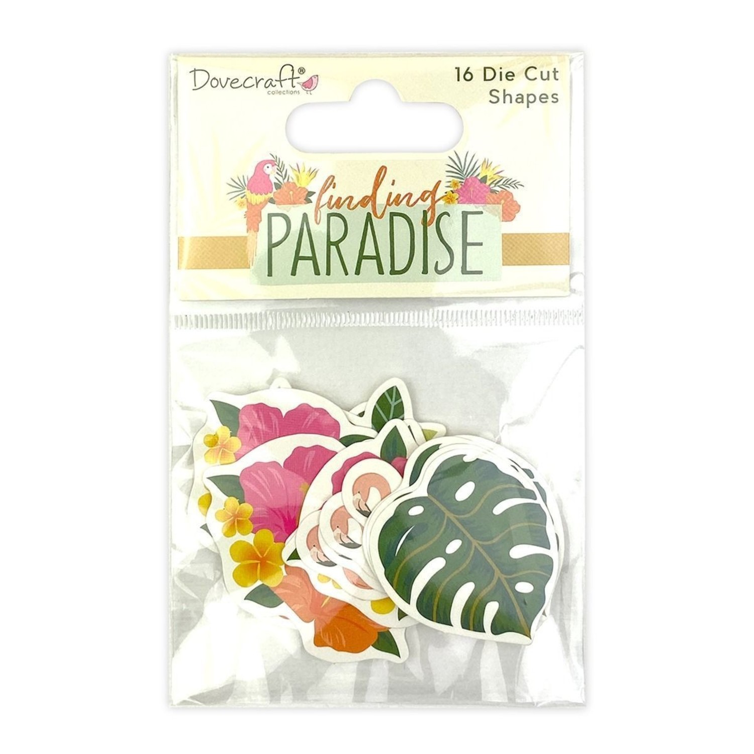 Dovecraft Finding Paradise Die Cut Shapes One Size Multi 