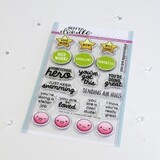 Heffy Doodle Homeschool Hero Clear Stamps (HFD0341) (OUTLET)