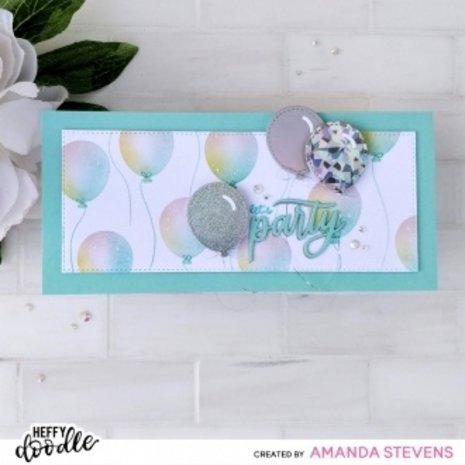 Heffy Doodle Balloon Room Stencil (HFD0346) (OUTLET) Heffy Doodle Balloon Room Stencil (HFD0346) (OUTLET)