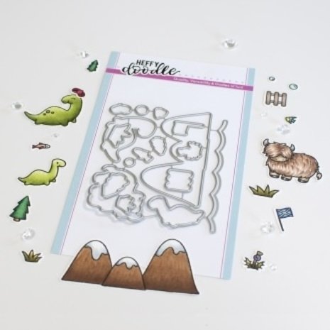 Heffy Doodle Highland Honeys Dies (HFD0354) (OUTLET) Heffy Doodle Highland Honeys Dies (HFD0354) (OUTLET)