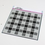 Heffy Doodle Aint So Plaid Stencil (HFD0355) (OUTLET)
