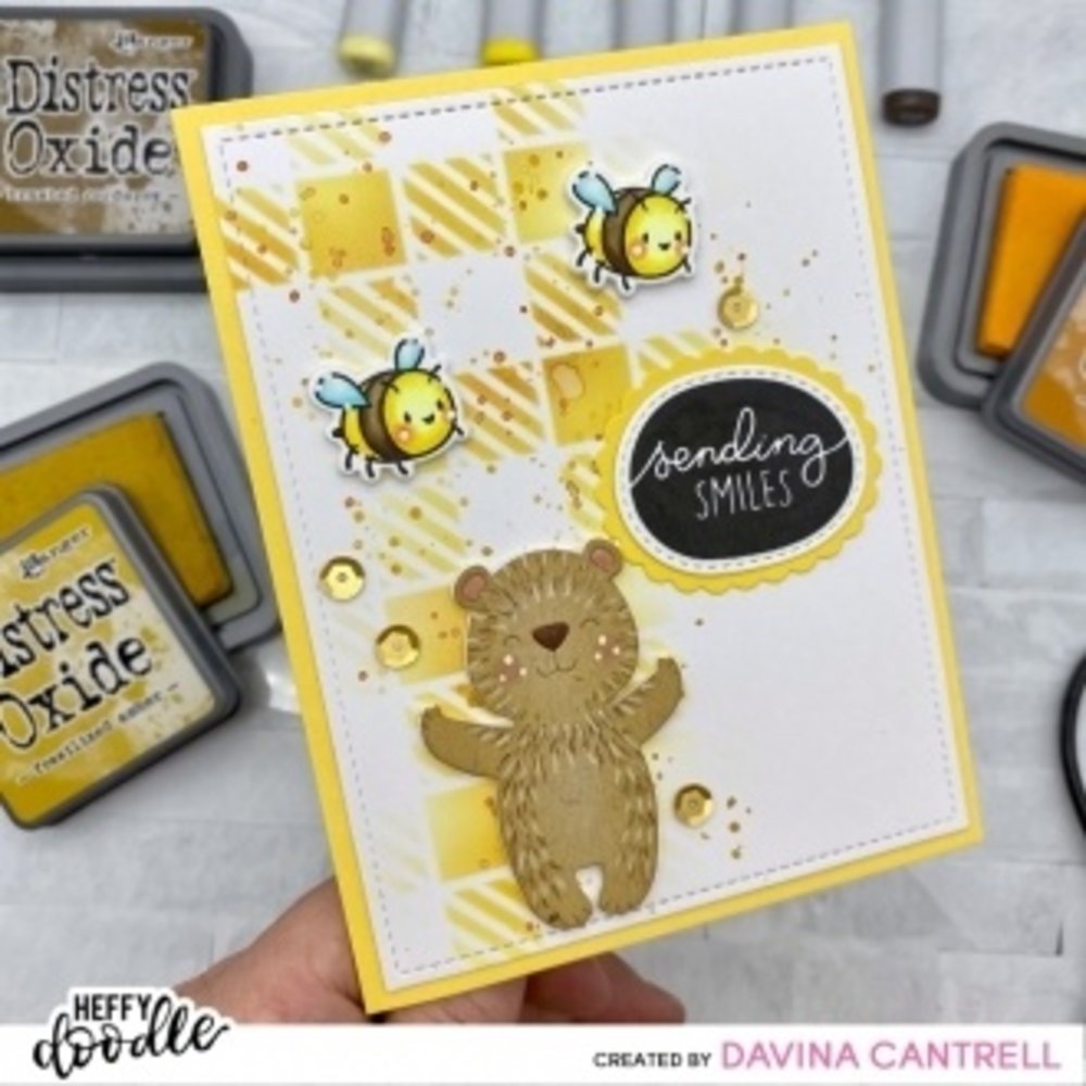 Heffy Doodle Aint So Plaid Stencil (HFD0355) (OUTLET) Heffy Doodle Aint So Plaid Stencil (HFD0355) (OUTLET)