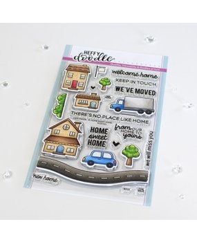 Heffy Doodle Home Sweet Home Clear Stamps (HFD0359) (OUTLET)
