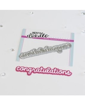 Heffy Doodle Congratulations Shadow Dies (HFD0363) (OUTLET)