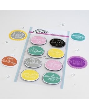 Heffy Doodle Pebble Sentiments Clear Stamps (HFD0364) (OUTLET) Heffy Doodle Pebble Sentiments Clear Stamps (HFD0364) (OUTLET)