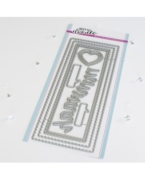 Heffy Doodle Sweet Scalloped Slimline Dies (HFD0368) (OUTLET)