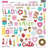Bella BLVD My Candy Girl Chipboard Icons (BB2384) (OUTLET)