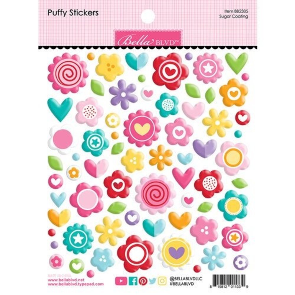 Bella BLVD Sugar Coating Puffy Stickers (BB2385) (OUTLET)