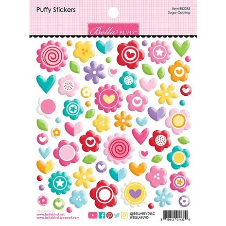 Bella BLVD Sugar Coating Puffy Stickers (BB2385) (OUTLET)