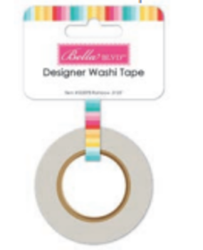 Bella BLVD Rainbow .3125" Washi Tape (BB2078) (OUTLET)