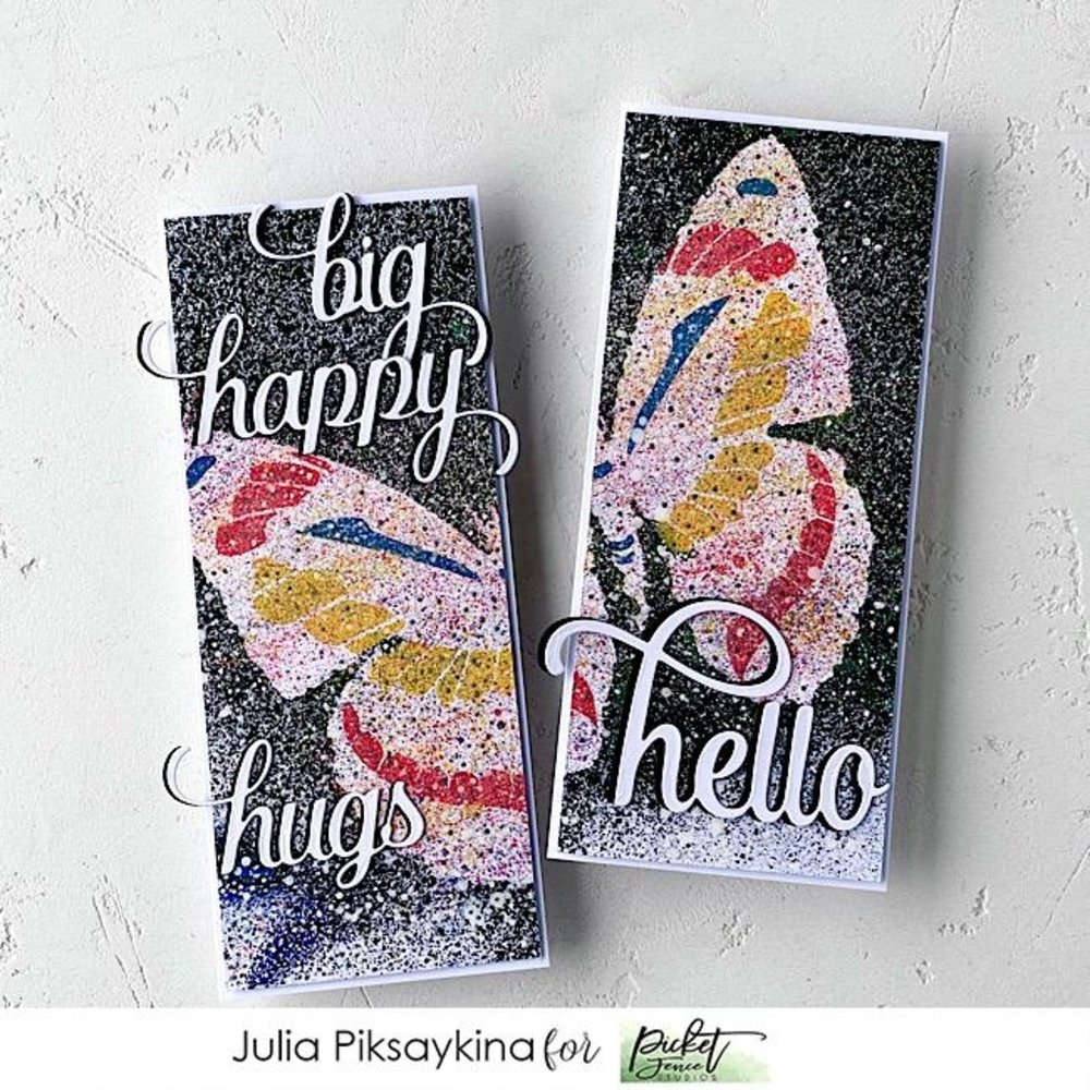 Picket Fence Studios Flutter Butterfly 6x6 Inch Stencil (SC-184) (OUTLET) Picket Fence Studios Flutter Butterfly 6x6 Inch Stencil (SC-184) (OUTLET)