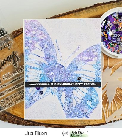 Picket Fence Studios Dart Butterfly 6x6 Inch Stencil (SC-187) (OUTLET) Picket Fence Studios Dart Butterfly 6x6 Inch Stencil (SC-187) (OUTLET)