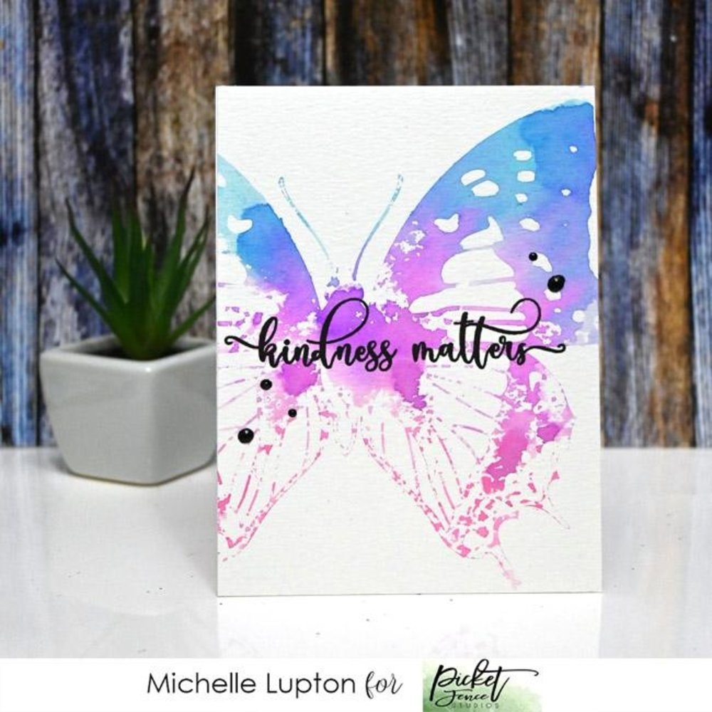 Picket Fence Studios Dart Butterfly 6x6 Inch Stencil (SC-187) (OUTLET) Picket Fence Studios Dart Butterfly 6x6 Inch Stencil (SC-187) (OUTLET)