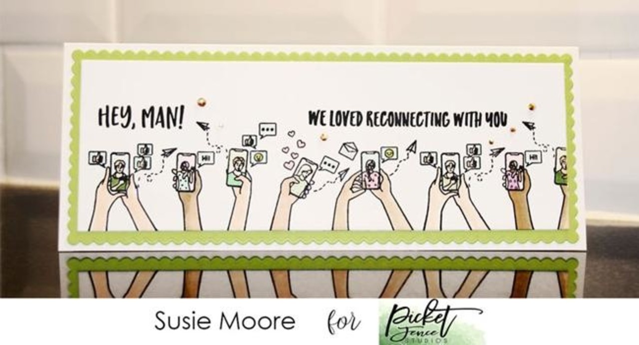 Picket Fence Studios Nice Seeing You 6x6 Inch Clear Stamps (BB-169) (OUTLET) Picket Fence Studios Nice Seeing You 6x6 Inch Clear Stamps (BB-169) (OUTLET)