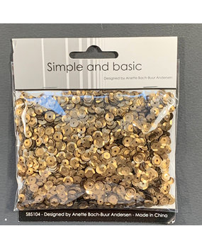 Simple and Basic Bronze Sequin Mix (SBS104) (OUTLET)