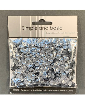 Simple and Basic Gunmetal Sequin Mix (SBS102) (OUTLET)