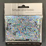 Simple and Basic Holographic Silver Sequin Mix (SBS119) (DISCONTINUED)