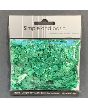 Simple and Basic Pale Green Sequin Mix (SBS115) (DISCONTINUED)