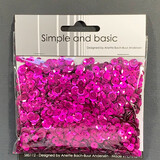 Simple and Basic Hot Pink Sequin Mix (SBS112) (OUTLET)
