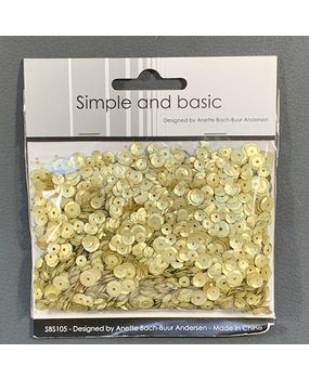Simple and Basic Platinum Sequin Mix (SBS105) (DISCONTINUED)