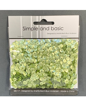 Simple and Basic Spring Green Sequin Mix (SBS117) (OUTLET)