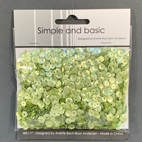 Simple and Basic Spring Green Sequin Mix (SBS117) (DISCONTINUED) Simple and Basic Spring Green Sequin Mix (SBS117) (DISCONTINUED)