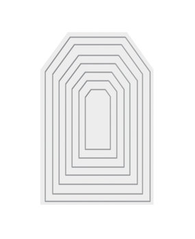 We R Makers Tag Revolution Nested Dies (7pcs) (661183) (OUTLET)