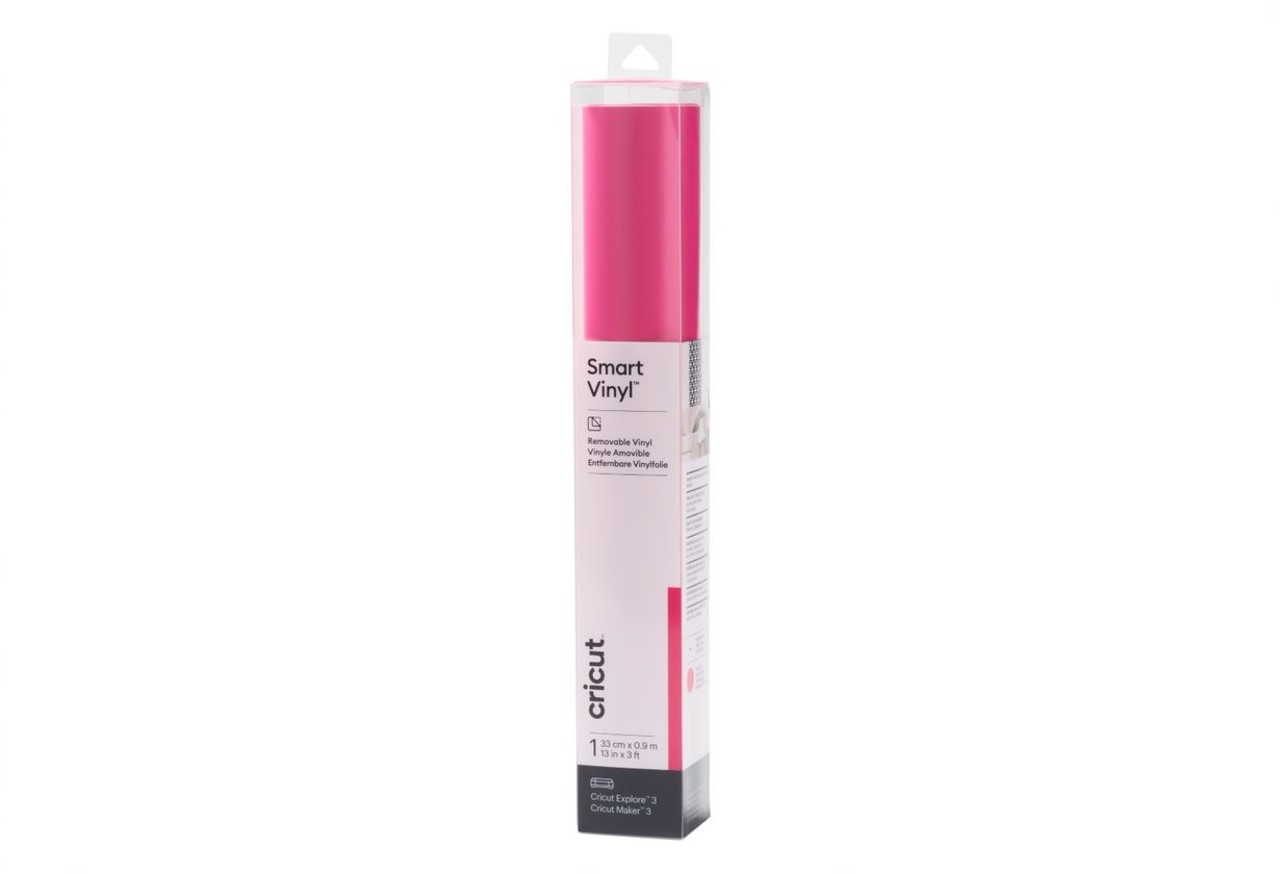 Cricut Smart Vinyl Removable Party Pink 3 ft (2008644) Cricut Smart Vinyl Removable Party Pink 3 ft (2008644)
