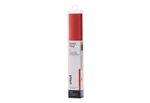 Cricut Smart Vinyl Permanent Shimmer Red 3 ft (2008616) Cricut Smart Vinyl Permanent Shimmer Red 3 ft (2008616)