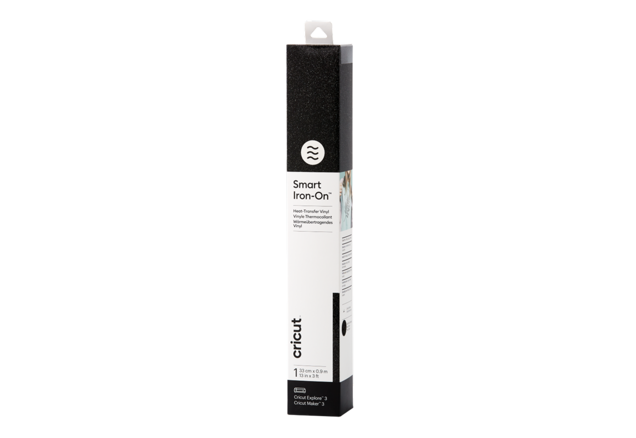 Cricut Smart Iron-On Glitter Black 3 ft (2008672) Cricut Smart Iron-On Glitter Black 3 ft (2008672)