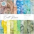 Essential Craft Papers 12x12 Inch Paper Pad Ink Drops Earth (CCEPAD015)
